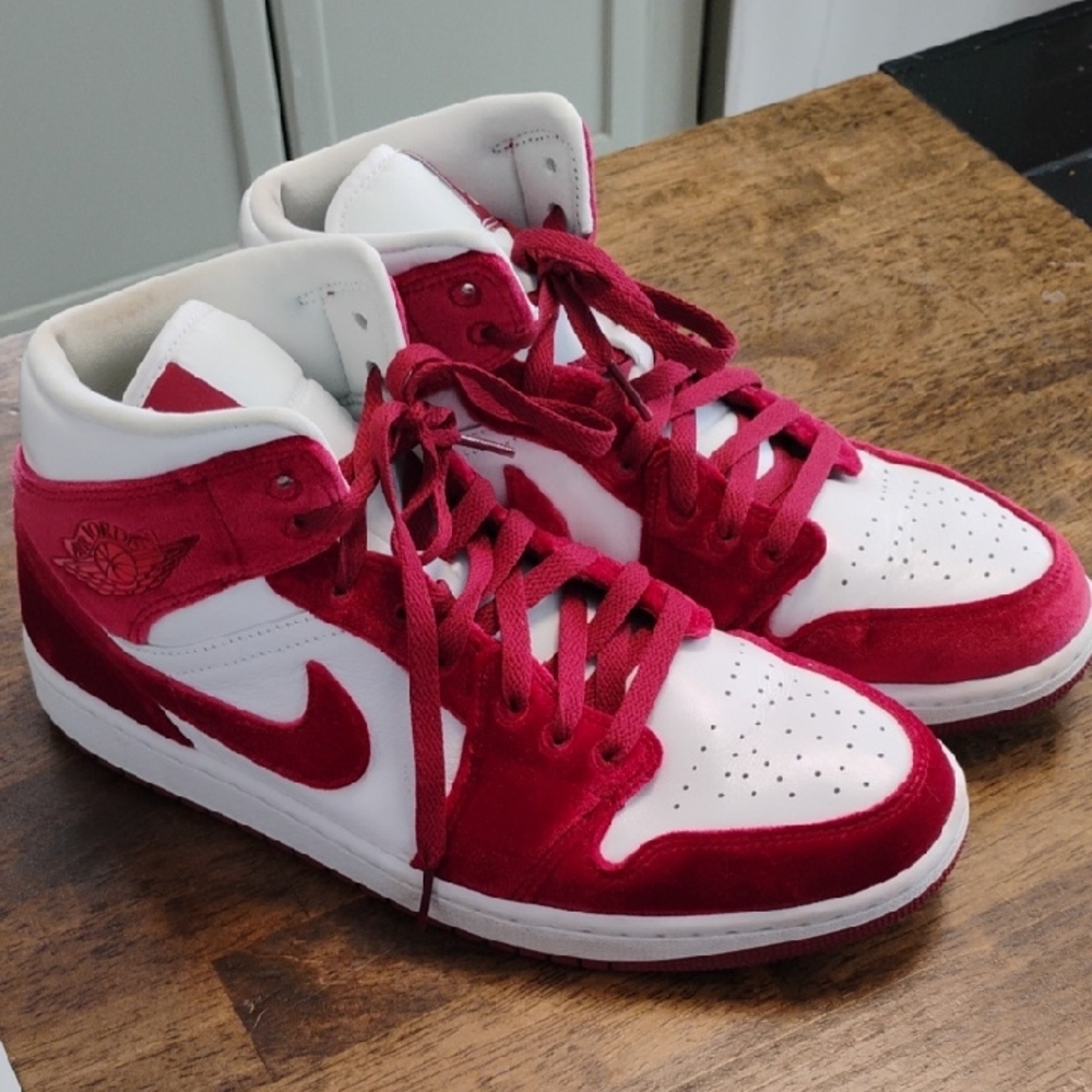 Nike Red Velvet Air Jordans